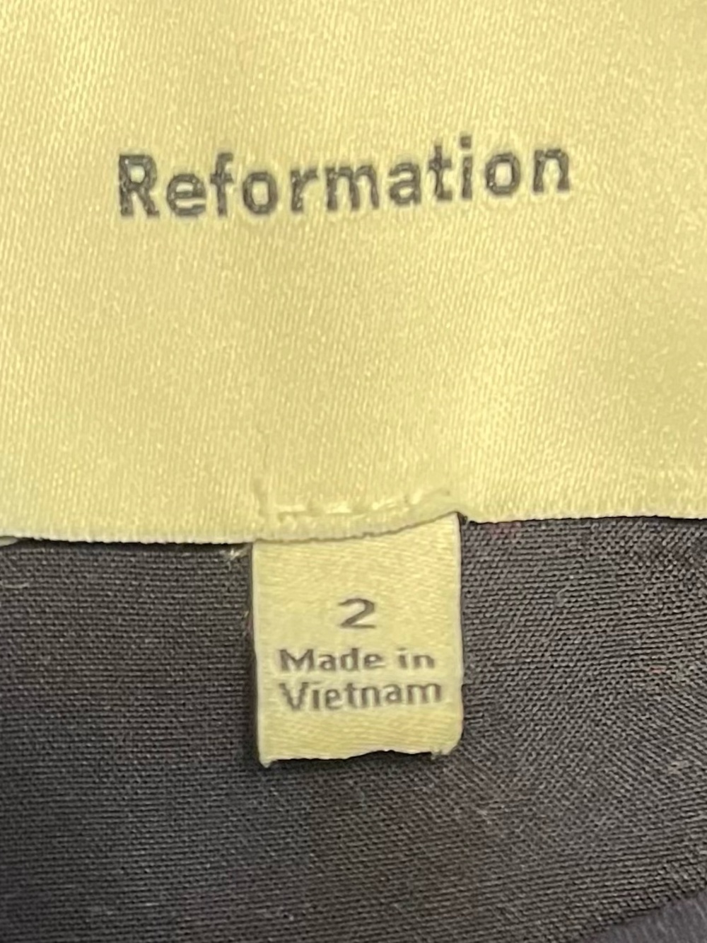 Reformation Monette Linen Dress Navy Polka Dot - Picture 6 of 14
